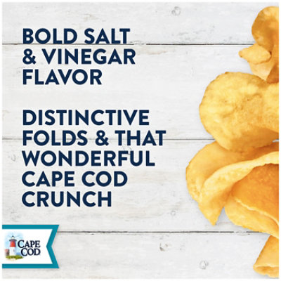 Cape Cod Sea Salt & Vinegar Kettle Cooked Potato Chips - 13 Oz - Image 2