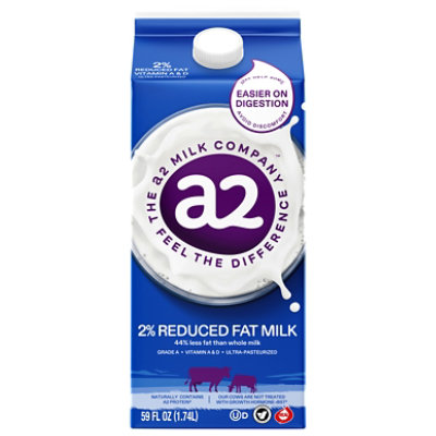 a2 Milk 2% Reduced Fat Milk - 59 FZ - Image 2