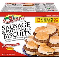 Swaggertys Farm Sandwiches Biscuits Sausage & Buttermilk - 19.2 Oz - Image 3