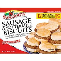 Swaggertys Farm Sandwiches Biscuits Sausage & Buttermilk - 19.2 Oz - Image 2