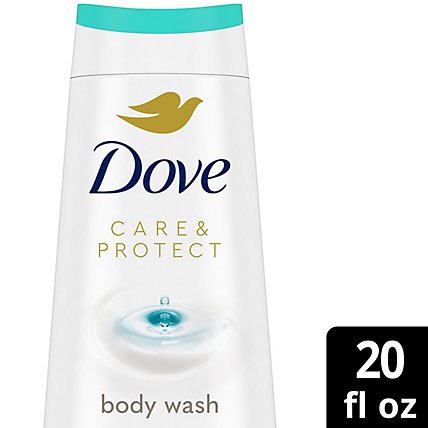 Dove Care and Protect Antibacterial Body Wash - 20 Oz - Image 1