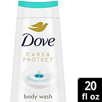 Dove Care and Protect Antibacterial Body Wash - 20 Oz - Image 1