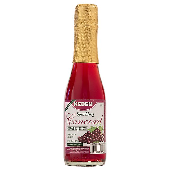 Kedem Grape Juice Sparkling Concord - 6.3 Fl. Oz.