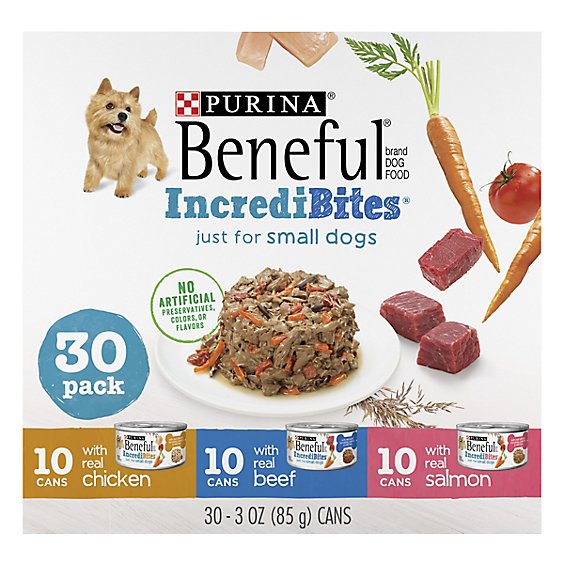 Beneful Incredibites Beef Tomatoes Carrots And Wild Rice Wet Dog Food - 30-3 Oz