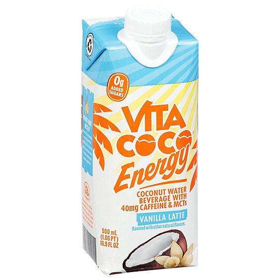 Vita Coco Boosted Coconut Water Vanilla Latte - 500 Ml