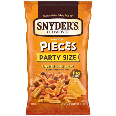 Snyder's of Hanover Cheddar Cheese Pretzel Pieces - 18 Oz - Image 1