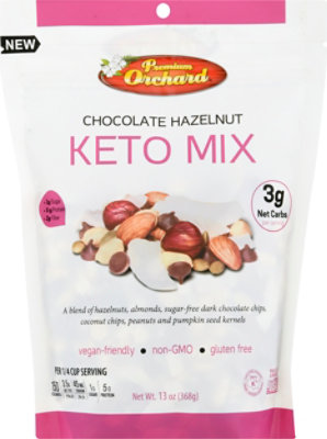 Premium Orchard Keto Mix Chocolate Hazelnut - 13 OZ - Image 2