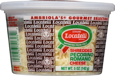 Locatelli Shredded Pecorino Romano Cheese - 5 Oz - Image 6