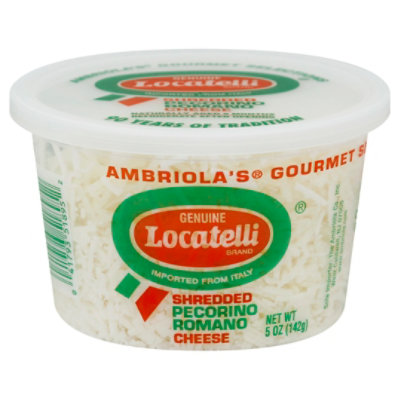 Locatelli Shredded Pecorino Romano Cheese 5 Oz Safeway
