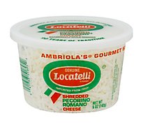 Locatelli Shredded Pecorino Romano Cheese - 5 Oz