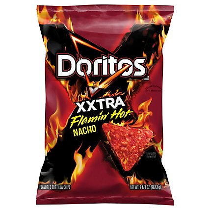 DORITOS Tortilla Chips Xxtra Flamin Hot Nacho - 9.25 OZ - Image 3