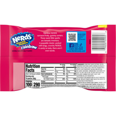 NERDS Rainbow Crunchy and Gummy Gummy Clusters Candy - 3 Oz - Image 5