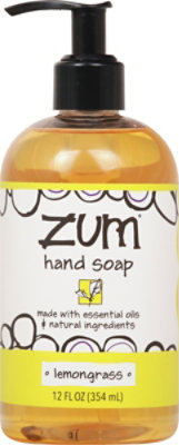 Zum Lemongrass Liquid Hand Soap - 12 FZ - Image 2