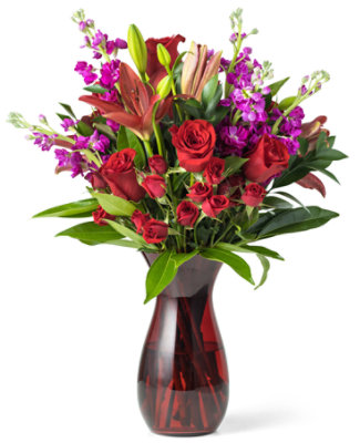 Grand Mixed Arrangement With Vase - Each (flower colors and vase will vary)