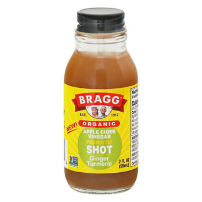 Bragg Apple Cider Vinegar Ginger Turmeric - 2 OZ - Image 1
