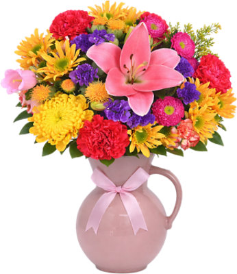 Mixed Seasonal Floral Arrangement Lux - Each - Image 1