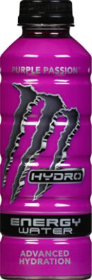 Monster Energy Hydro Purple Passion Energy Water - 20 Fl. Oz. - Image 2
