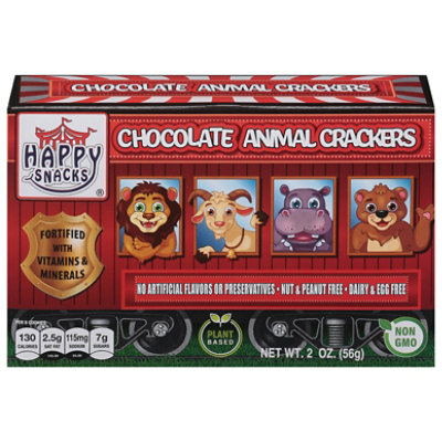 Happy Snacks Cracker Chocolate Animal - 2 OZ