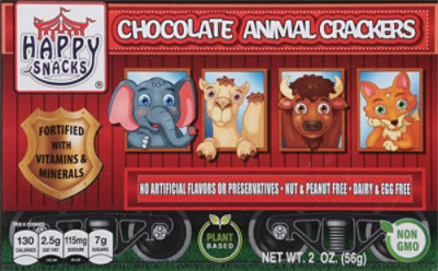 Happy Snacks Cracker Chocolate Animal - 2 OZ - Image 6