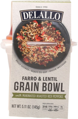 DeLallo Farro Lentil Cup - 5.11 Oz - Image 2