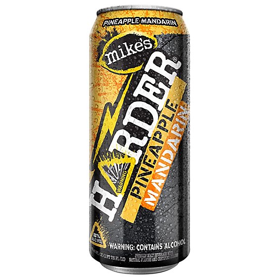Mikes Harder Pineapple Mandarin In Cans - 23.5 FZ