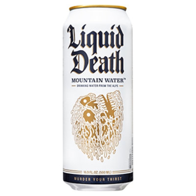 Liquid Death 100% Mountain Water Still - 16.9 FZ