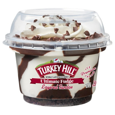 Turkey Hill Ultimate Fudge Layered Sundae Cup Single - 6.5 FZ