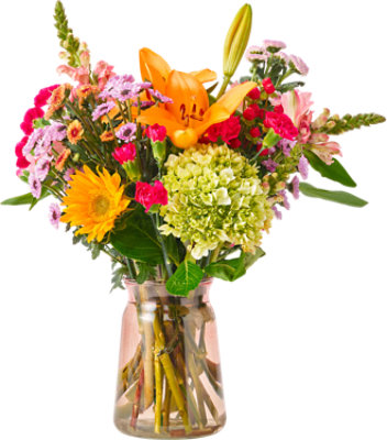 Fall Arrangement In Birch Pot - EA - Image 1