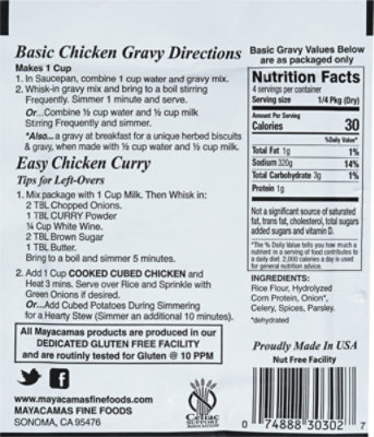 Mayacamas Gravy Mix Chicken - .7 OZ - Image 6