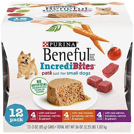 Beneful Pate W Vegetable Dog Food Variety Pack - 12-3 Oz - Image 2