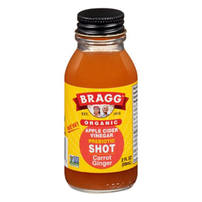 Bragg Apple Cider Vinegar Carrot Ginger - 2 OZ - Image 1