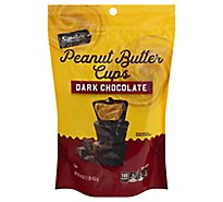 Signature Select Peanut Butter Cups Dark Chocolate - 16 OZ