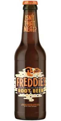 Freddie's Old Fashioned Root Beer Bottles - 6-12 Fl. Oz. - Image 1