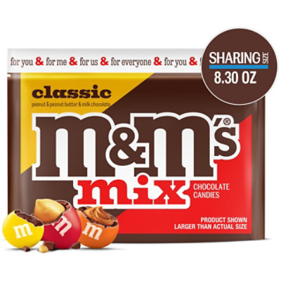 M&M'S Classic Mix Chocolate Candy Sharing Size Bag - 8.3 Oz - Image 1