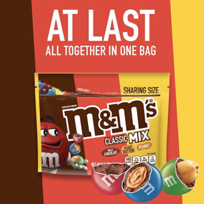 M&M'S Classic Mix Chocolate Candy Sharing Size Bag - 8.3 Oz - Image 3