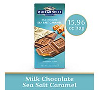 Ghirardelli Milk Chocolate Sea Salt Caramel Bar - 3.5 Oz