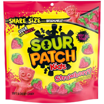 SOUR PATCH KIDS Strawberry Soft & Chewy Candy Share Size - 12 Oz - Image 1