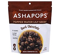 Ashapops Popped Water Lily Seeds Dark Chocolate - 1.5 Oz
