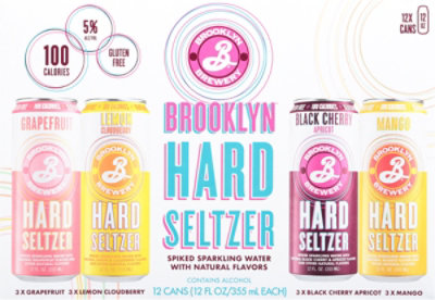 Brooklyn Hard Seltzer Variety Pack In Cans - 12-12 Fl. Oz. - Image 2