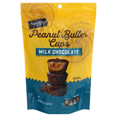 Signature Select Peanut Butter Cups Milk Chocolate - 16 OZ - Image 3