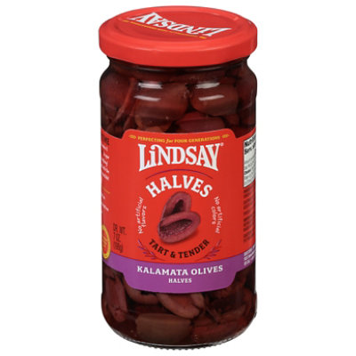 Lindsay Kalamata Olive Halves - 7 OZ