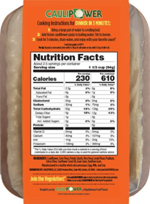 Caulipower Pasta Linguine Cauliflower - 8.8 OZ - Image 6