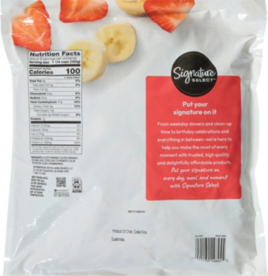 Signature SELECT Sliced Strawberries And Bananas Family Size - 48 Oz - Image 5