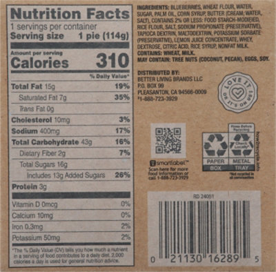 Overjoyed Blueberry Pie - 4 Oz - Image 5