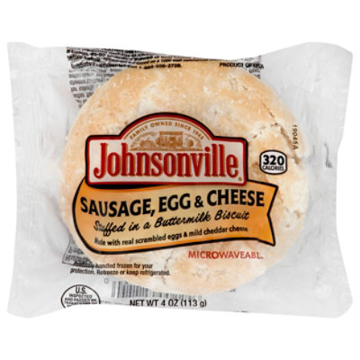 Johnsonville Sausage Egg N Cheese Stuffed - 4 OZ - Image 1