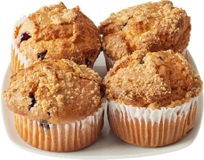 Lemon Blueberry Muffins 4 Count - EA - Image 1