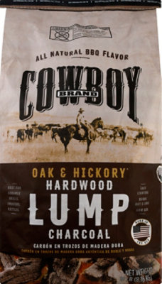 Cowboy Southern Style Kiln Lump Charcoal - 18 LB - Image 2