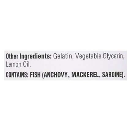 Signature Care Fish Oil 1200mg Lemon Flavor Softgel - 180 CT - Image 4