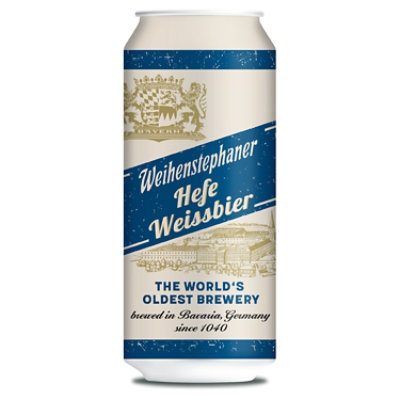 Weihenstephaner Hefeweissbier Wheat Ale In Cans - 4-16.9 Fl. Oz. - Image 3