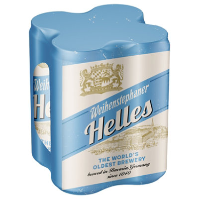 Weihenstephaner Helles In Cans - 4-16.9 FZ - Image 1